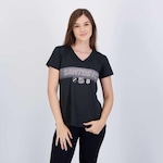 Camisa Santos Fc Classic - Feminina PRETO