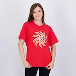 Camiseta adidas Graphic Farm Rio - Feminina VERMELHO