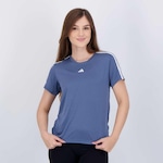 Camiseta adidas Aeroready Train Essentials 3S - Feminina AZUL