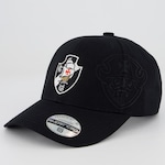 Boné Aba Curva do Vasco da Gama Supercap 6 Gomos - Snapback - Adulto PRETO