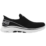 Tênis Skechers Go Walk 7 Mia Feminino PRETO/BRANCO