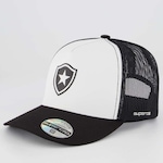 Boné Aba Curva do Botafogo Supercap Trucker - Snapback - Adulto PRETO