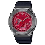 Relógio Casio G-Shock Gm-2100B-4Adr Metal Covered - G-Shock Gm-2100 Metal VERMELHO