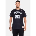 Camiseta Mitchell & Ness Nba San Antonio Spurs Tim Duncan - Masculina PRETO