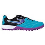 Chuteira Society Topper Legend Ii - Adulto Azul/Roxo