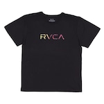 Camiseta Rvca Floral Flame Plus Size Sm25 - Masculina PRETO