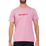 Camiseta Rip Curl New Icon Sm25 Mushroom  - Masculina ROSA