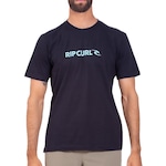 Camiseta Rip Curl New Icon Sm25 - Masculina PRETO