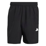 Short adidas Malha Plana - Masculino PRETO