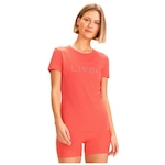 Camiseta Live Icon Comfort - Feminina VERMELHO