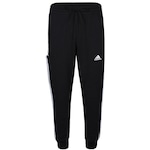 Calça adidas 3S Ft Tc - Masculina PRETO/BRANCO