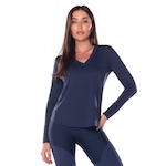 Blusa Manga Longa Vestem Dry Fit Janice - Feminina AZUL