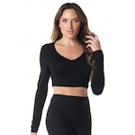 Blusa Manga Longa Vestem Element - Feminina PRETO