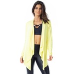 Blusa Manga Longa Vestem Cardigan Blanca - Feminina AMARELO