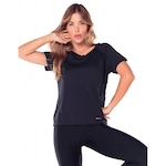 Camiseta Vestem Dry Fit Cosmic - Feminina PRETO