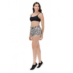 Conjunto Vestem Top e Shorts Cosmos - Feminino PRETO