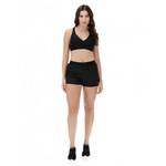 Conjunto Vestem Top e Shorts Sandy - Feminino PRETO