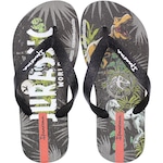 Chinelo Ipanema Jurassic Park - Infantil PRETO/BRANCO