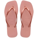 Chinelo Havaianas Slim Square Feminino ROSA CLARO