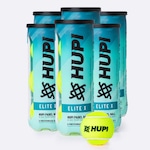 Kit 6 Tubos Bola Padel Hupi Elite X AMARELO