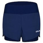 Shorts Fila Racer Run Feminino AZUL ESCURO