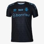 Camisa do Grêmio Atleta Iii 2023/24 Umbro - Masculina PRETO