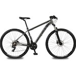 Bicicleta Aro 29 Krw Spotlight Alumínio Shimano Acera 27 Vel Freio Hidráulico com Trava Sx13 CINZA/PRETO