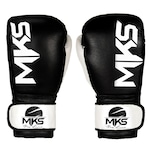 Luvas de Boxe Mks Combat Rustic Adulto PRETO/BRANCO