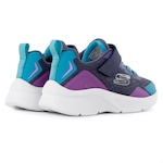 Tênis Skechers Bright Retros - Infantil AZUL ESC/ROXO