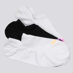 Kit Meias Puma Sapatilha Invisible com 3 Pares Feminina BRANCO