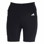 Short adidas Bolso - Feminino PRETO/BRANCO