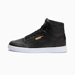 Tênis Puma Shuffle Mid - Feminino PRETO/OURO