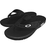 Chinelo Oakley Crowd Black - Masculino PRETO