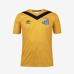 Camisa do Santos 3 2024 Umbro Oficial Jogador S/N - Masculina AMARELO