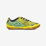 Chuteira Futsal Umbro Orbit - Júnior Amarelo/Verde Cla