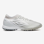 Chuteira Society Umbro Adamant Top Speed Premier - Adulto PRATA