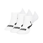 Kit Meias Puma com 3 Pares Sapatilha Infantil BRANCO