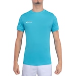 Camiseta Babolat Play Neck Tee - Masculina AZUL/BRANCO