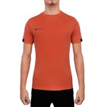 Camiseta Babolat Play Neck Tee - Masculina LARANJA/PRETO