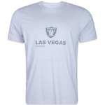 Camiseta New Era Las Vegas Raiders Core Essentials Style Masculina CINZA