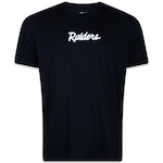 Camiseta New Era Las Vegas Raiders Core NFL Masculina PRETO