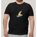 Camiseta Plus Size Masculina Prime Wss Radical Banana PRETO