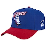 Boné Aba Curva New Era 940 A-Frame Chicago White Sox World Of Logos - Snapback - Adulto AZUL