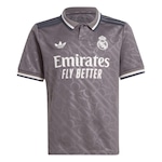 Camisa Real Madrid 3 24/25 adidas Uniforme - Masculina CINZA