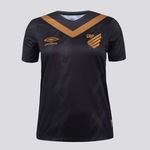 Camisa do Atletico Paranaense Iii 2024 Umbro Jogador - Feminina PRETO