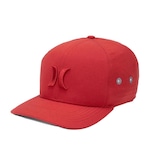 Boné Aba Curva Hurley Logo - Snapback - Adulto VERMELHO