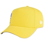 Boné Aba Curva New Era 940 A-Frame Los Angeles Lakers World Of Logos - Snapback - Adulto AMARELO