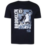 Camiseta New Era Brooklyn Nets Core - Masculina PRETO