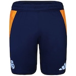 Calção adidas Real Madrid Treino - Masculino AZUL ESC/LARANJA