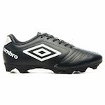 Chuteira de Campo Umbro Class Rb - Adulto PRETO/BRANCO